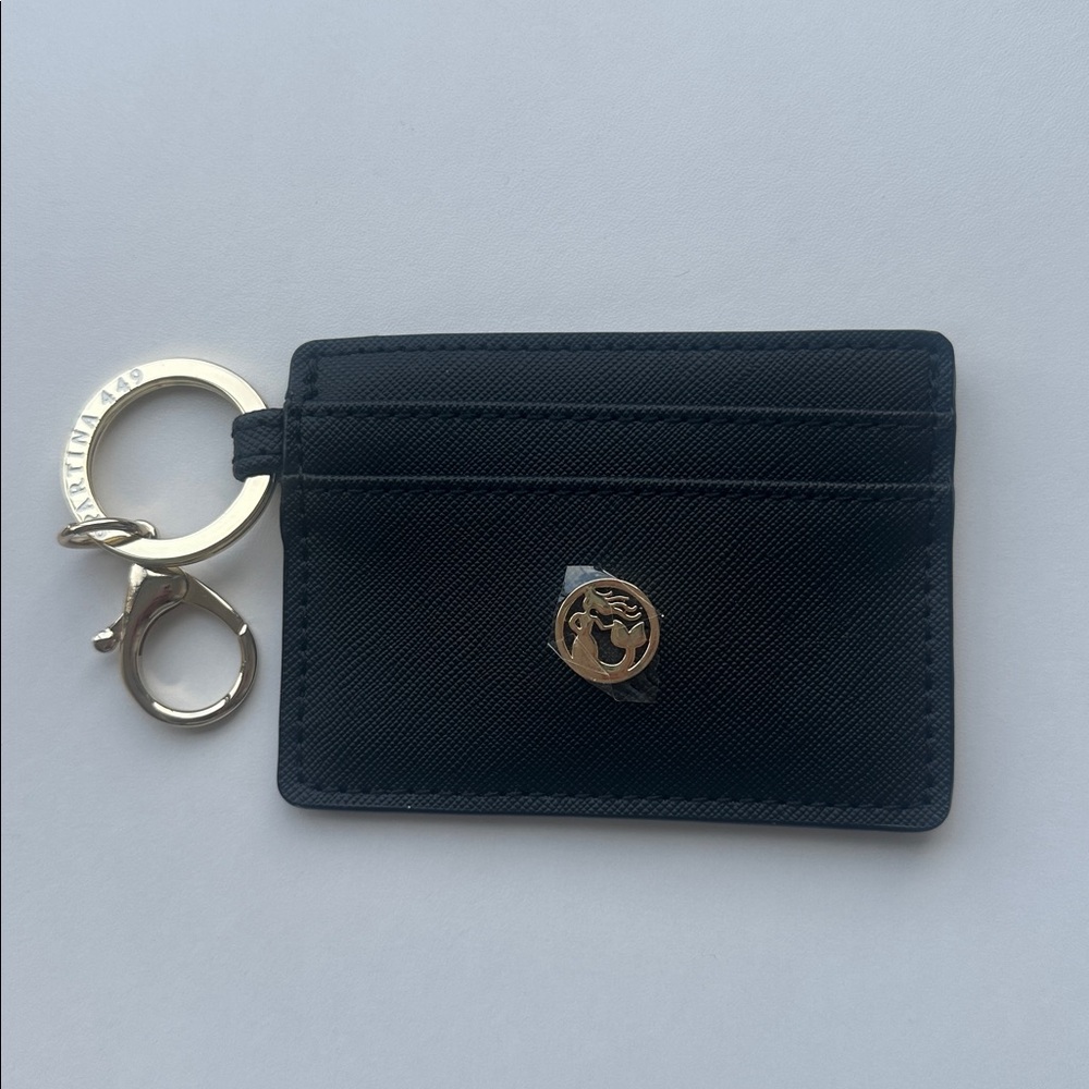 Spartina 449 Black Key Chain Card Holder - Picture 2 of 5
